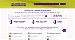 Desktop Screenshot of devis-travaux-artisan.com